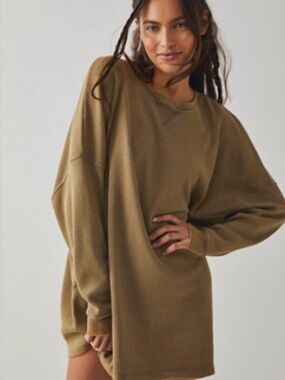 Free People Early Night Thermal Pullover